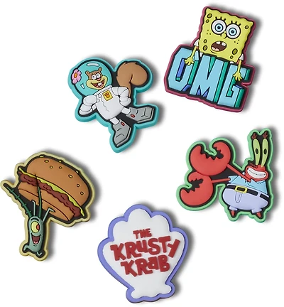 Crocs Spongebob Jibbitz 5-Pack
