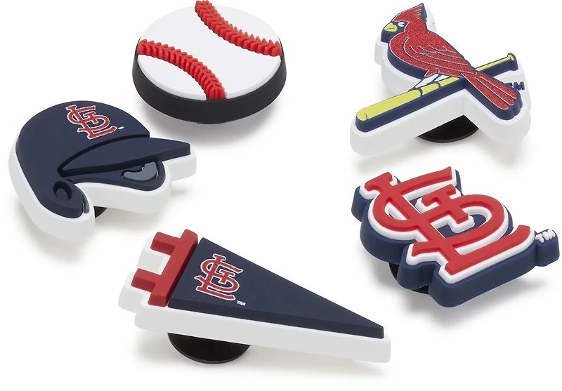 Crocs St. Louis Cardinals Jibbitz 5-Pack