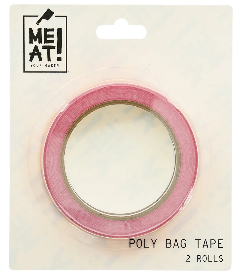 MEAT! Poly Bag Tape Rolls 2-Pack