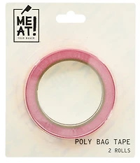 MEAT! Poly Bag Tape Rolls 2-Pack