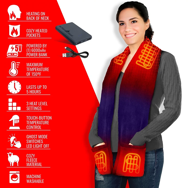 ActionHeat Men's 5V Battery Heated Glomitts