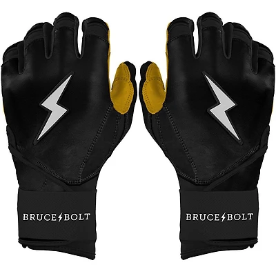 BRUCE BOLT Adults' Premium Pro Long Cuff Batting Gloves