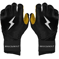 BRUCE BOLT Adults' Premium Pro Long Cuff Batting Gloves