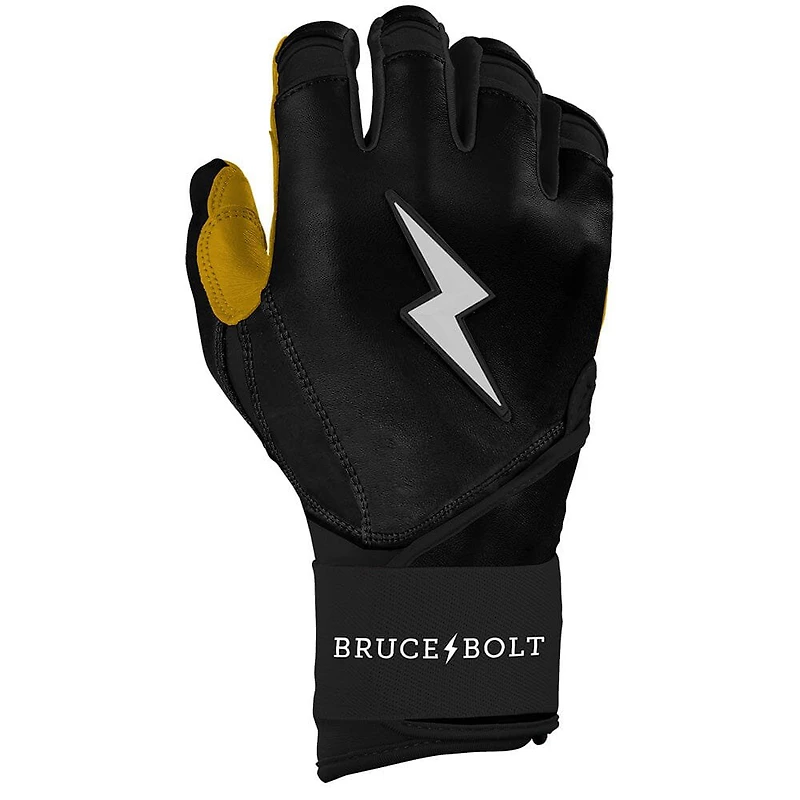 BRUCE BOLT Adults' Premium Pro Long Cuff Batting Gloves