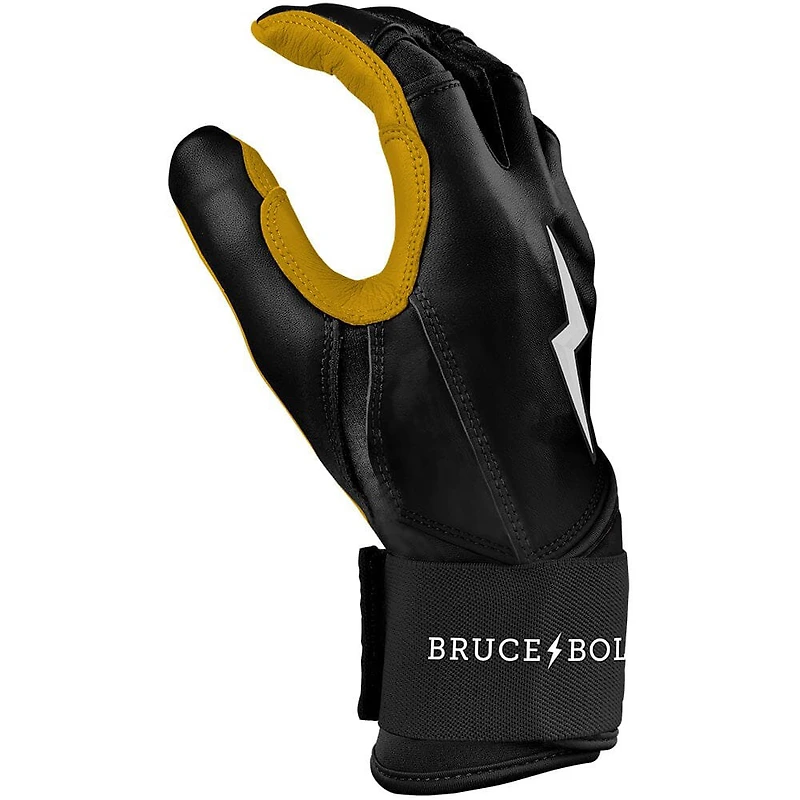 BRUCE BOLT Adults' Premium Pro Long Cuff Batting Gloves