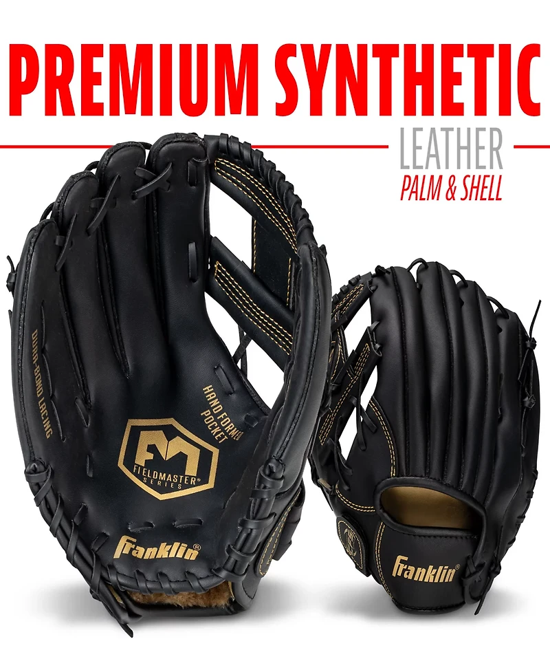 Franklin Sports 11 in. Youth Field Master Baseball and Softball Glove Left-Handed