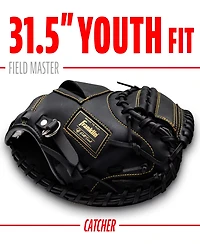Franklin Sports 31.5 in. Field Master Half-Moon Web Catchers Baseball Glove