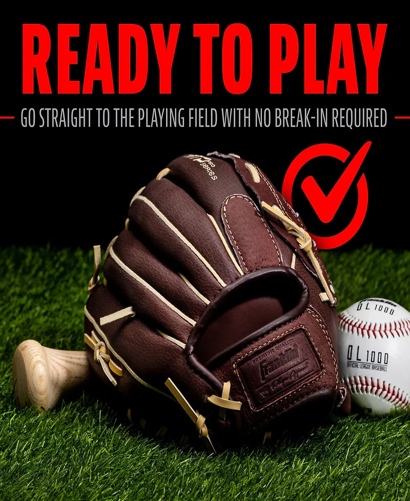 Franklin Sports Baseball Gloves - RTP Pro Baseball Fielding Glove - Infield Glove - 10"