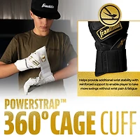 Franklin Sports Youth MLB Infinite Powerstrap Batting Gloves