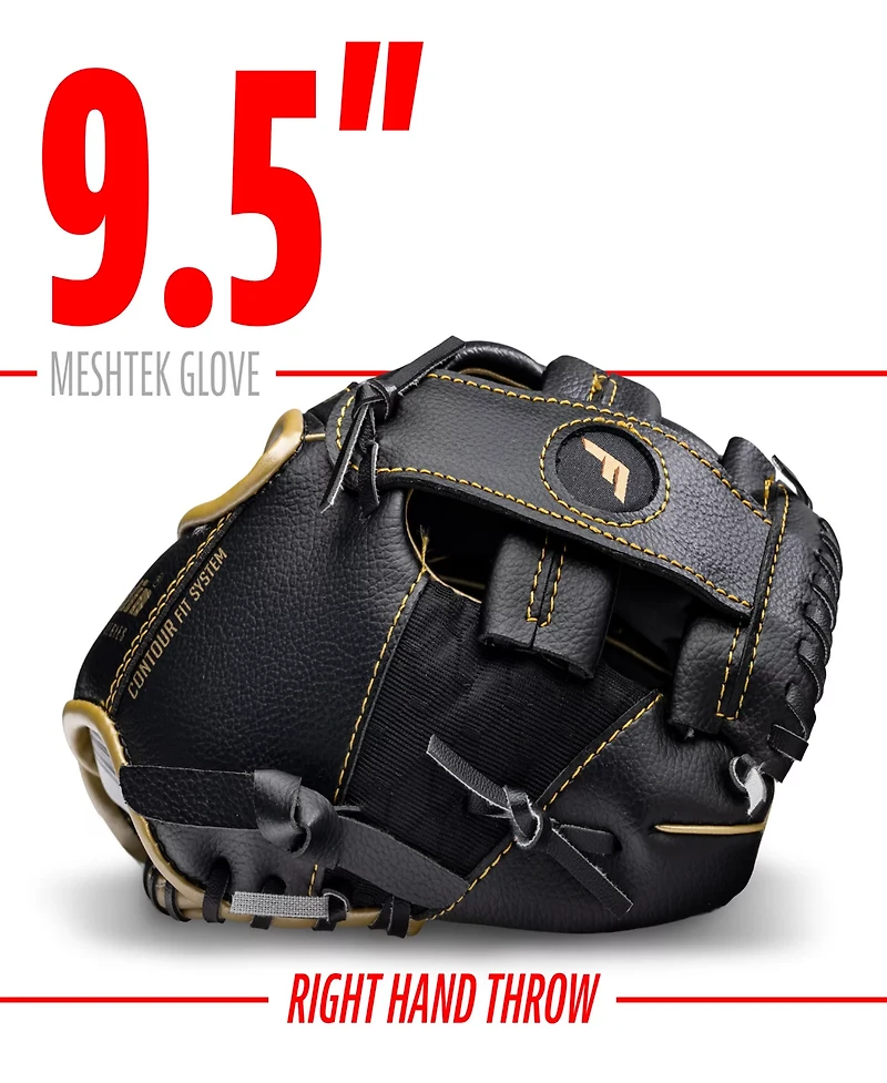 Franklin Youth Meshtek 9.5" T-ball Glove with Ball