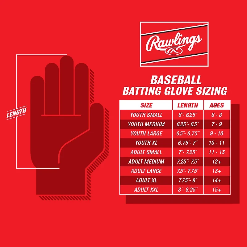 Rawlings Adults' Clout Limited Edition Batting Gloves