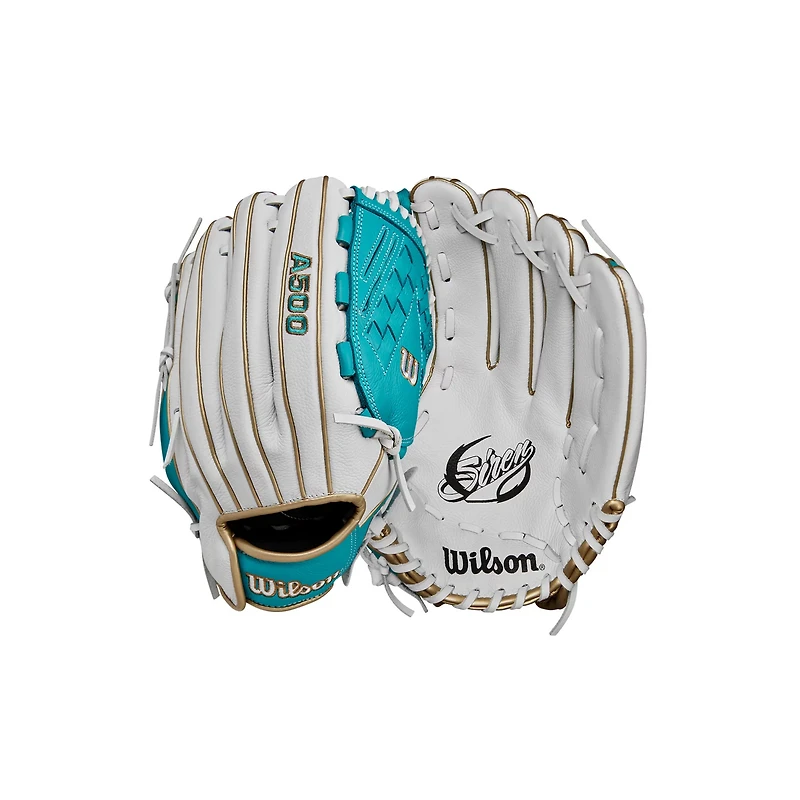 Wilson 12.5 in Youth A500 Siren Fast-Pitch Outfield Softball Glove