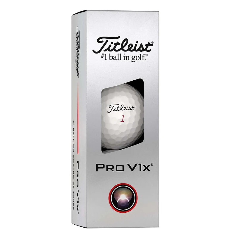 Titleist 2025 Pro V1x Enhanced Alignment Golf Balls 12-Pack