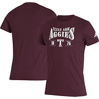 adidas Texas AM Aggies Along The Shadow Tri-Blend T-Shirt
