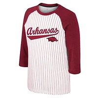 Colosseum Athletics Boys' University of Arkansas Dusty 3/4 Sleeve T-shirt