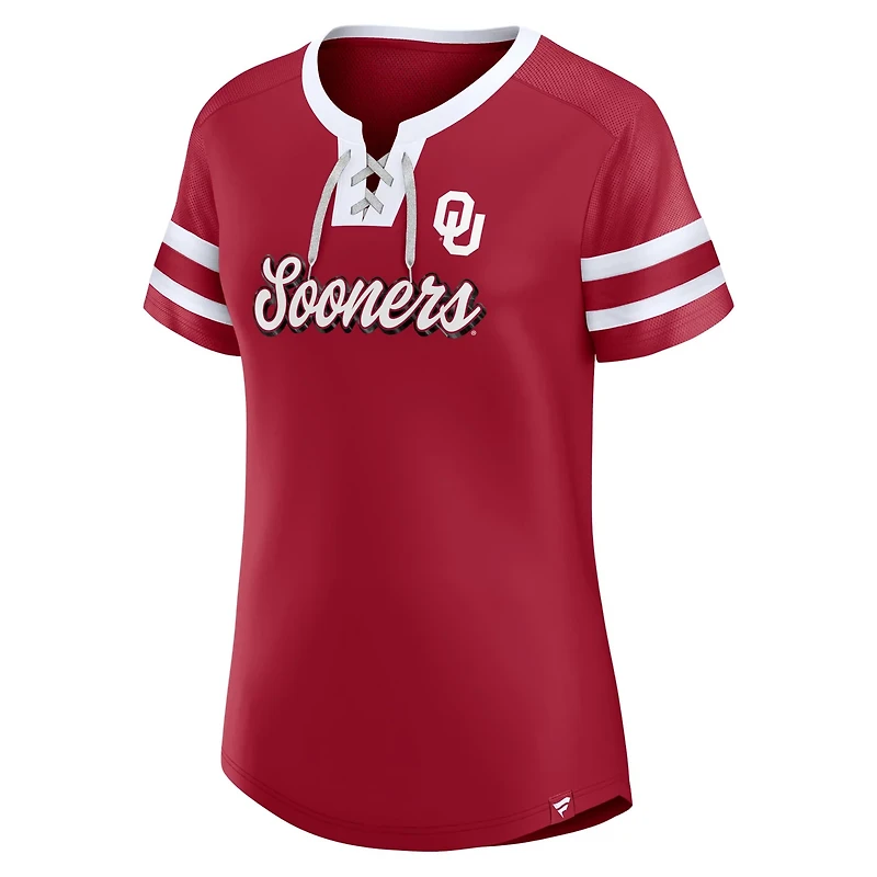 Fanatics Women's University of Oklahoma Iconic Team Top