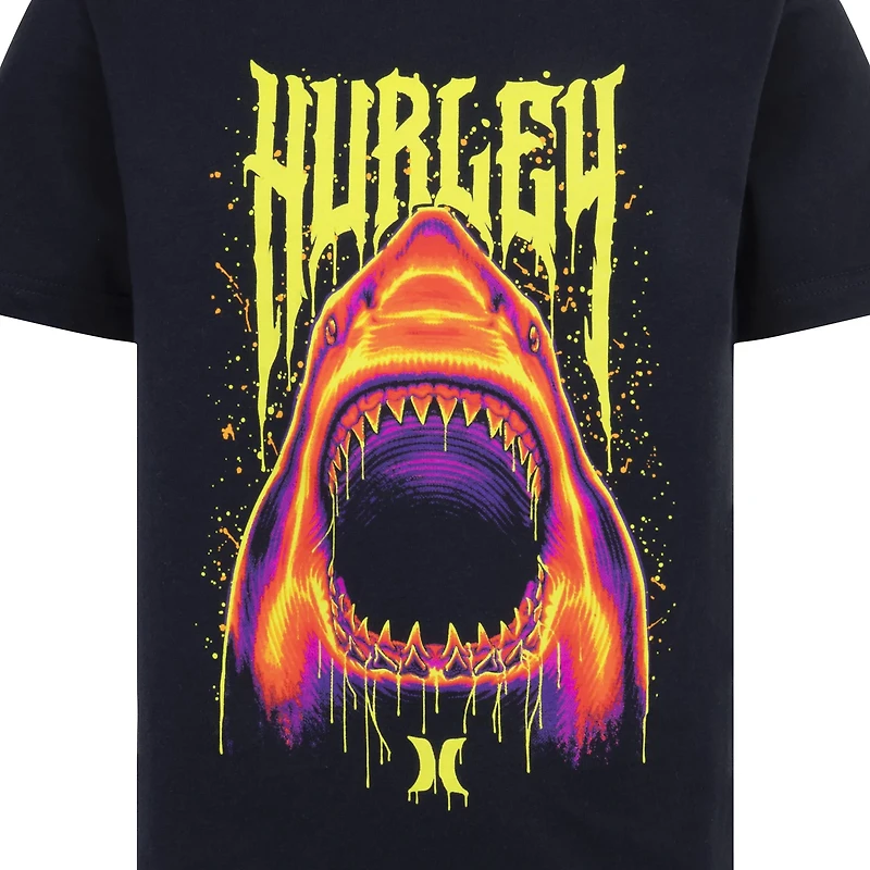 Hurley Boys' Shark Drip Graphic T-shirt