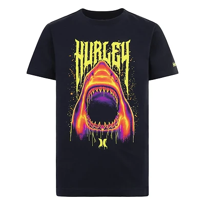 Hurley Boys' Shark Drip Graphic T-shirt