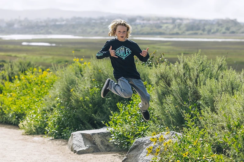 Hurley Flame On Long Sleeve Tee