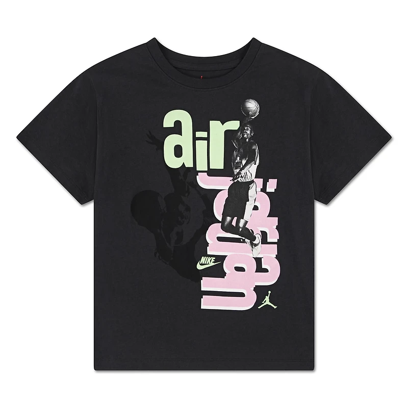Jordan Girls' MJ Air Jumble Graphic T-shirt