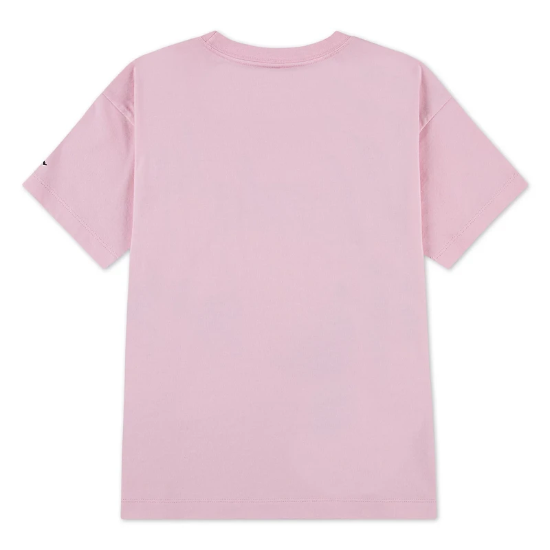 Jordan Girls' She's On Fire Script Graphic T-shirt