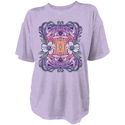 Live Outside the Limits Women's Ballerinas Oversized Graphic T-shirt