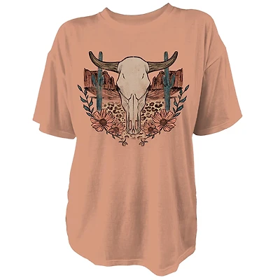 Live Outside the Limits Women's Desert Euro Oversized Graphic T-shirt