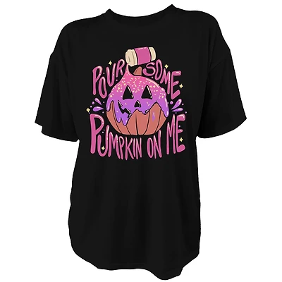 Live Outside the Limits Women's Power Some Pumpkin Oversized Graphic T-shirt