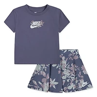 Nike Club Girls' 4-6x Tee and Printed Scooter 2-Piece Set