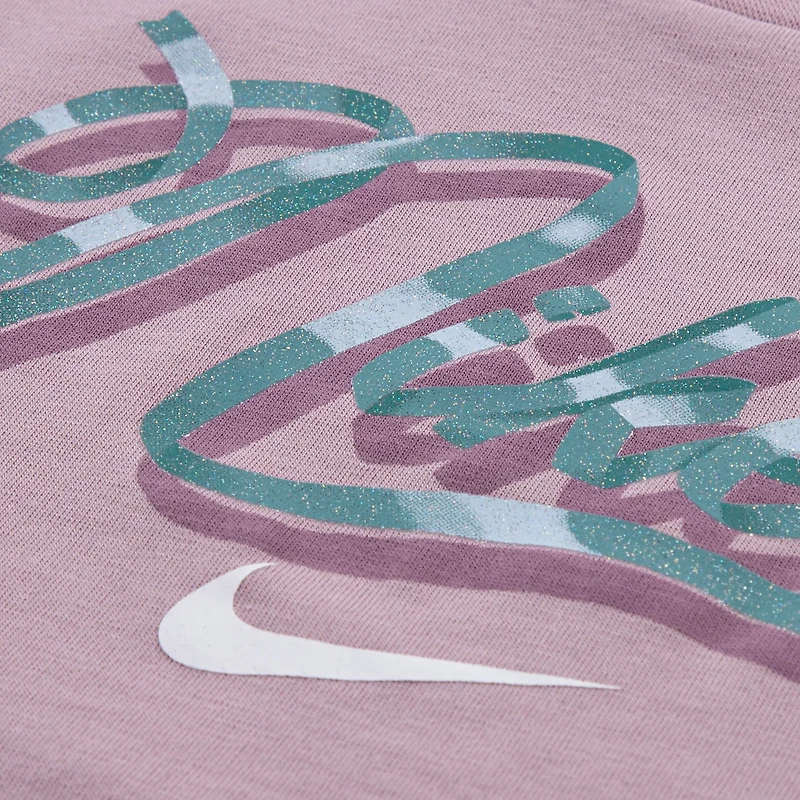 Nike Girls' 4-6x Swoosh Tee and Tempo Shorts 2-Piece Set