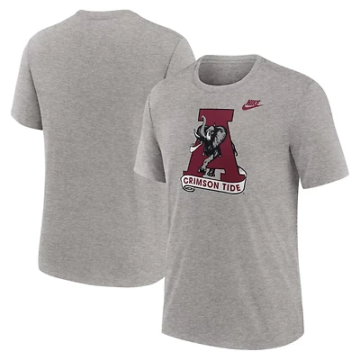 Nike Heather Alabama Tide Blitz Evergreen Legacy Primary Tri-Blend T-Shirt