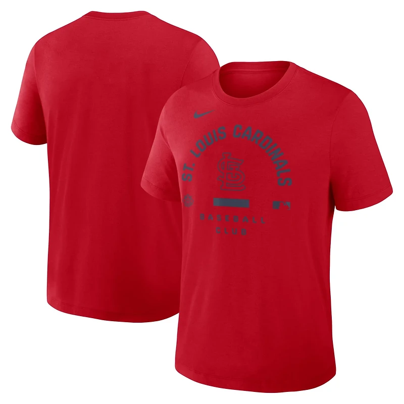 Nike St Louis Cardinals Authentic Collection Early Work Tri-Blend Dri-FIT T-Shirt