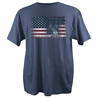 Realtree Men's Americana Deer Short Sleeve T-shirt