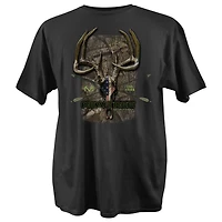 Realtree Men's Euro Flag Apx Short Sleeve T-shirt