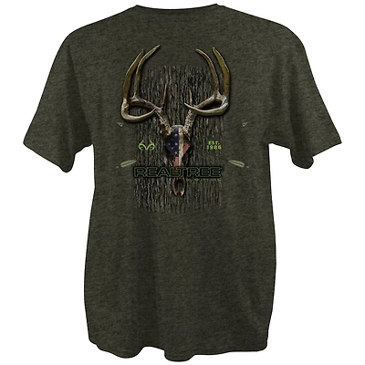 Realtree Men's Euro Flag Original Short Sleeve T-shirt