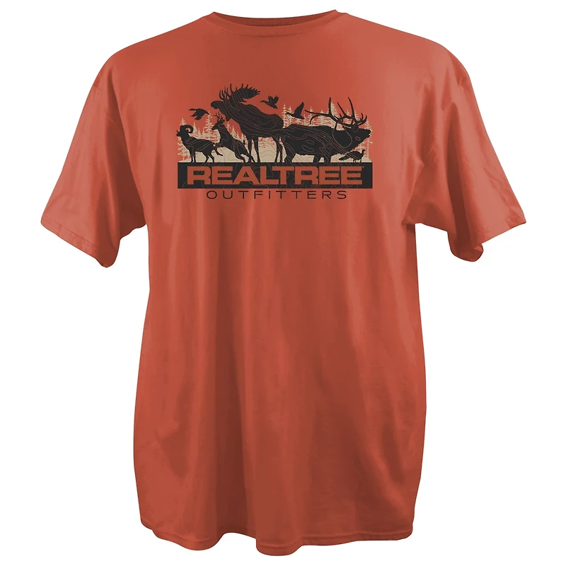 Realtree Men's Animals Short Sleeve T-shirt