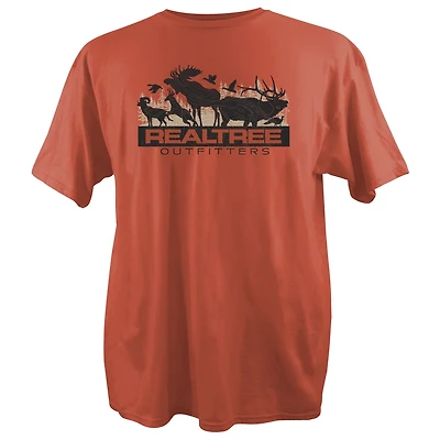 Realtree Men's Animals Short Sleeve T-shirt