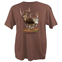 Realtree Men's Three Deer Short Sleeve T-shirt