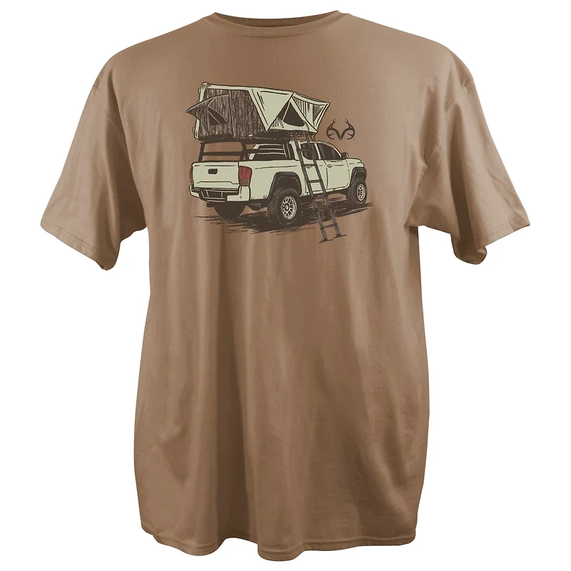 Realtree Men's Truck Camper Short Sleeve T-shirt