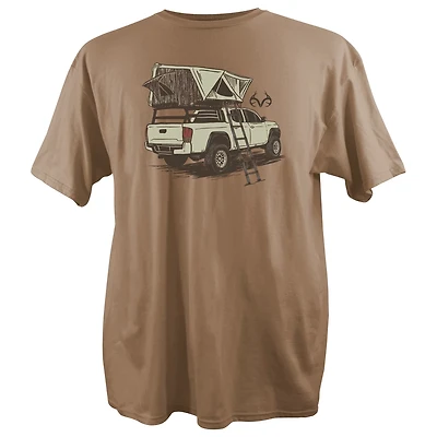 Realtree Men's Truck Camper Short Sleeve T-shirt