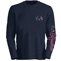 Realtree Women's American Flag Long Sleeve Graphic T-shirt