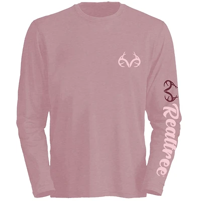 Realtree Women's Script Long Sleeve Graphic T-shirt