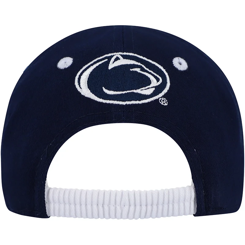 /White Penn State Nittany Lions Old School Slouch Flex Hat