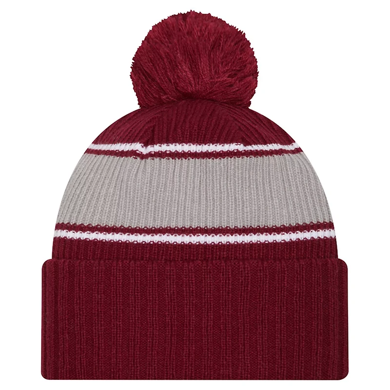 New Era Arkansas Razorbacks Bold Cuffed Knit Hat with Pom