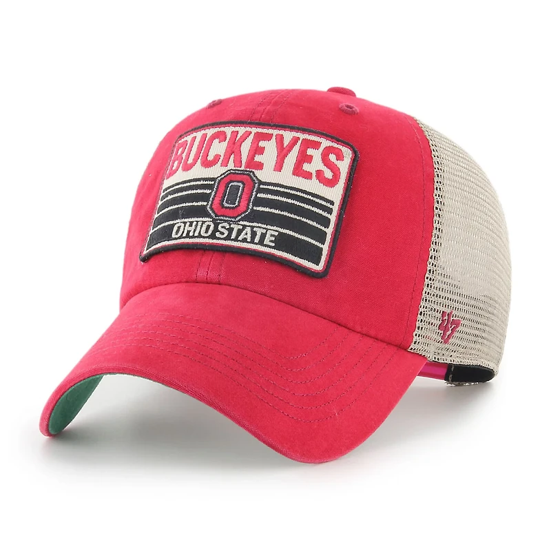 '47 / Ohio State Buckeyes Four Stroke Clean Up Trucker Snapback Hat