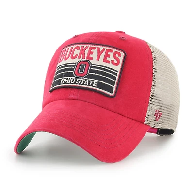 '47 / Ohio State Buckeyes Four Stroke Clean Up Trucker Snapback Hat