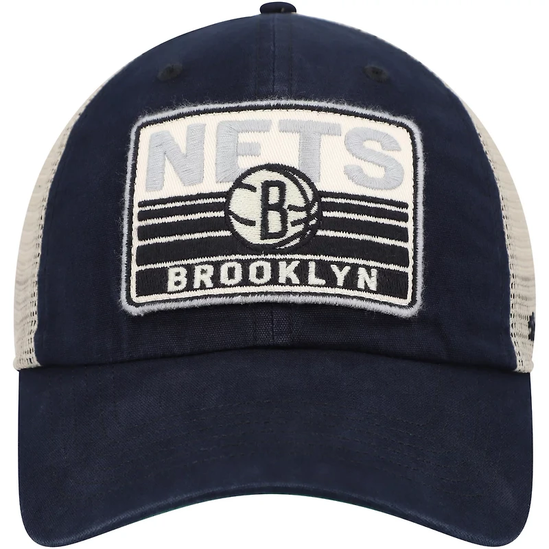 '47 /Natural Brooklyn Nets Four Stroke Clean Up Snapback Hat