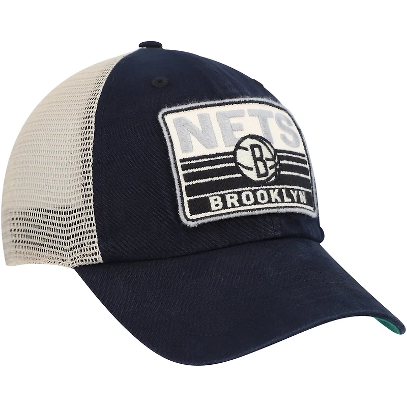 '47 /Natural Brooklyn Nets Four Stroke Clean Up Snapback Hat