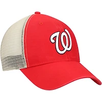 '47 /Natural Washington Nationals Flagship Washed MVP Trucker Snapback Hat