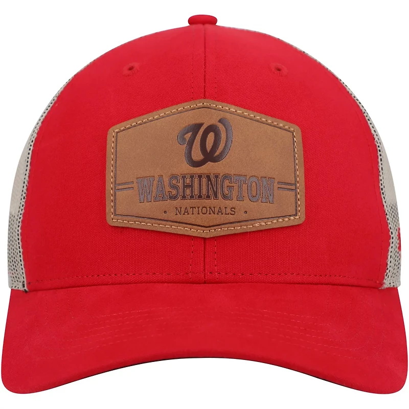 '47 /Natural Washington Nationals Rawhide Trucker Snapback Hat